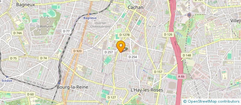 localisation de l'entreprise MONSIEUR EDMOND ROLLAND RAKOTOMALALA  CACHAN