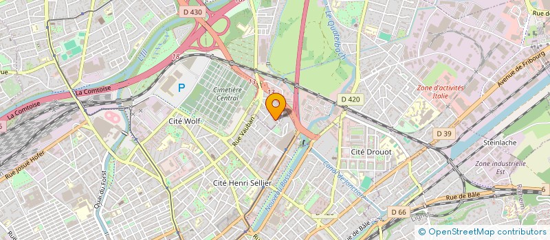 localisation de l'entreprise MONSIEUR EDMOND ROSCA  ILLZACH