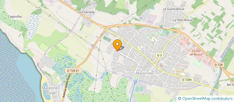 localisation de l'entreprise MONSIEUR EDMOND ROUGIER  MARENNES-HIERS-BROUAGE