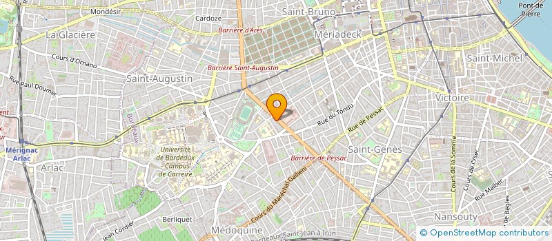 localisation de l'entreprise MONSIEUR EDMOND SENILHE à BORDEAUX