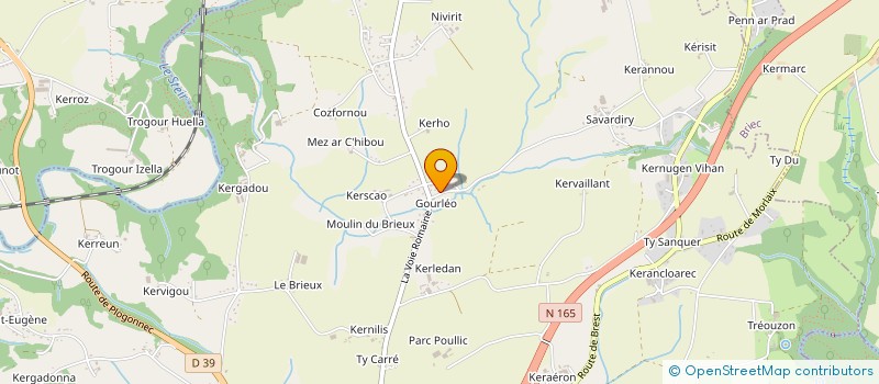 localisation de l'entreprise MONSIEUR EDMOND SOUGUE à QUIMPER