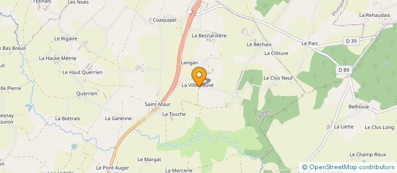 localisation de l'entreprise MONSIEUR EDMOND THOMAS à CAULNES