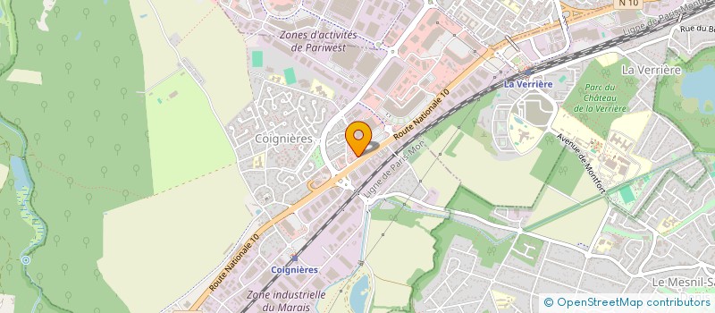 localisation de l'entreprise MONSIEUR EDMOND VERJUS à COIGNIERES