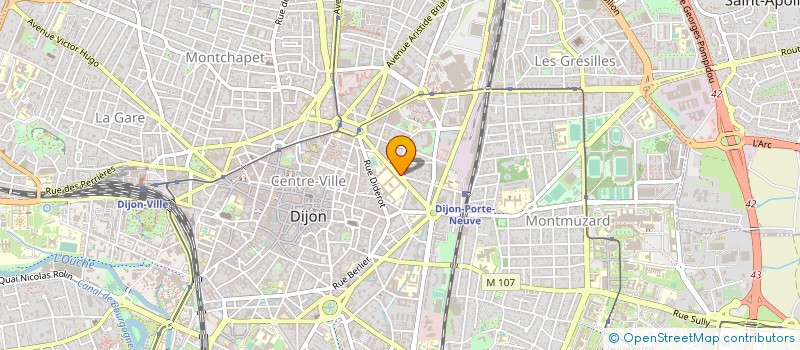 localisation de l'entreprise MONSIEUR EDMOND VIARDOT à DIJON