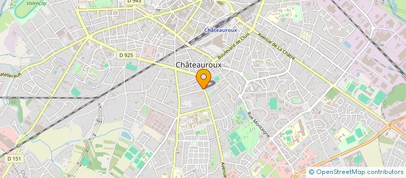 localisation de l'entreprise MONSIEUR EDMOND ZOUNAMON à CHATEAUROUX