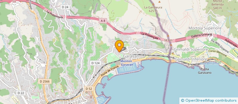 localisation de l'entreprise MONSIEUR EDMONDO RICCIARDI à MENTON