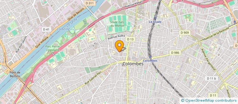 localisation de l'entreprise MONSIEUR EDMUND BARAN  COLOMBES