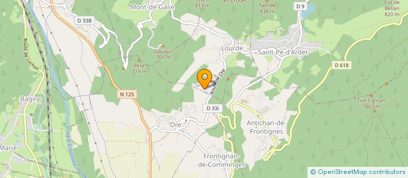 localisation de l'entreprise MONSIEUR EDMUND KENT  LOURDE