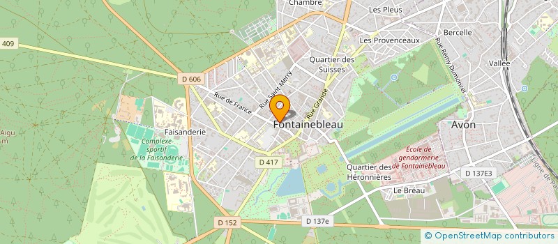 localisation de l'entreprise MONSIEUR EDMUND ROBERTS  FONTAINEBLEAU