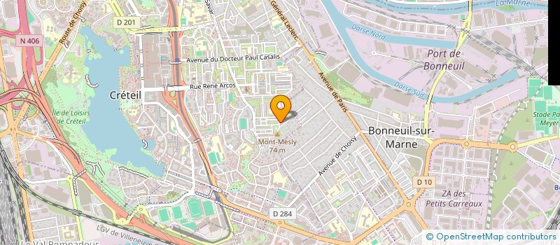 localisation de l'entreprise MONSIEUR EDNILSON CARDOSO  CRETEIL