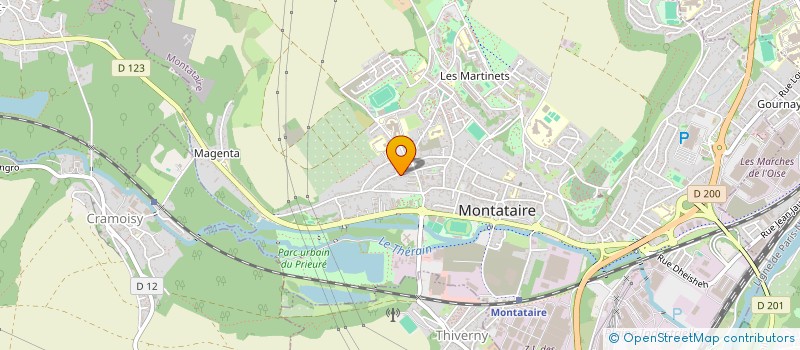 localisation de l'entreprise MONSIEUR EDNILSON TITO VIEIRA SILVA  MONTATAIRE