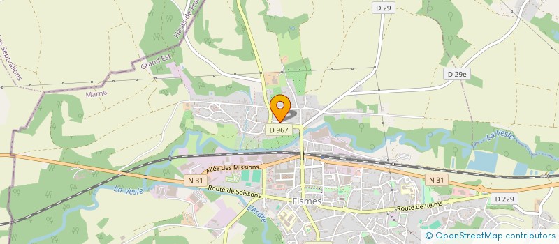 localisation de l'entreprise MONSIEUR EDO ZULJI  FISMES