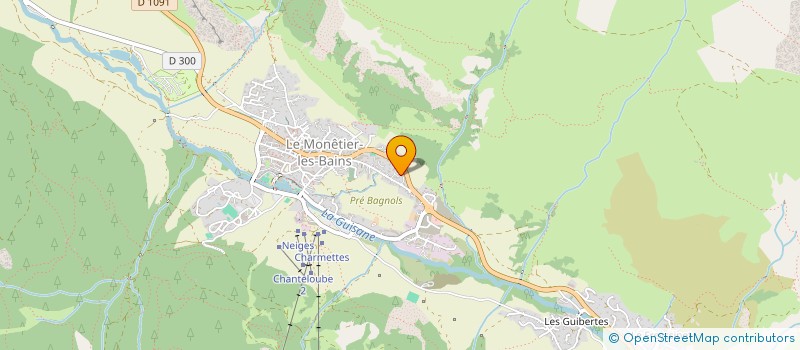 localisation de l'entreprise MONSIEUR EDOARDO PANATO  LE MONETIER-LES-BAINS