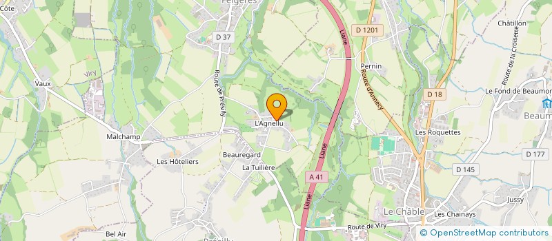 localisation de l'entreprise MONSIEUR EDOARDO RUBBIANI  FEIGERES