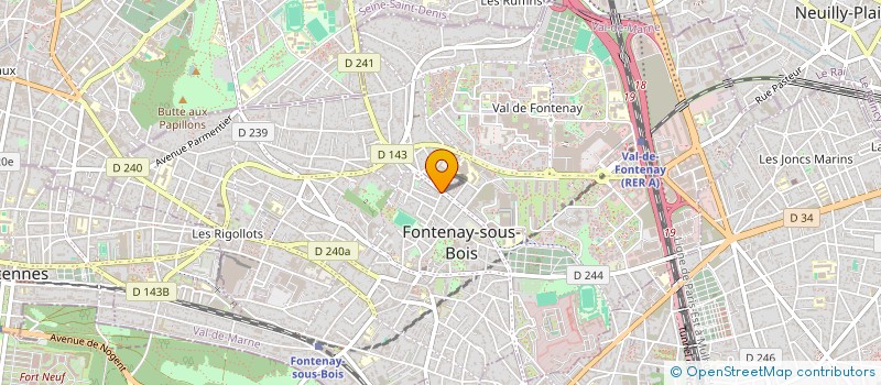 localisation de l'entreprise MONSIEUR EDOINE SAINTMARC à FONTENAY-SOUS-BOIS