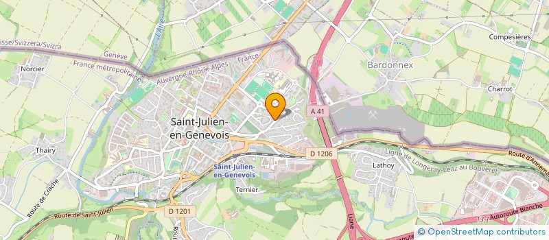 localisation de l'entreprise MONSIEUR EDOLIND ISENI  SAINT-JULIEN-EN-GENEVOIS