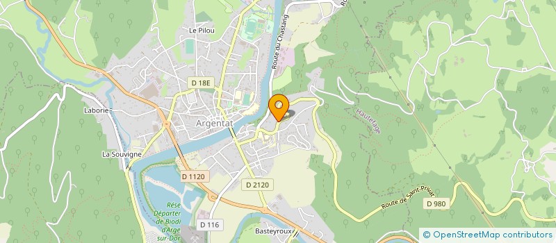 localisation de l'entreprise MONSIEUR EDONIO CORDARO  ARGENTAT-SUR-DORDOGNE