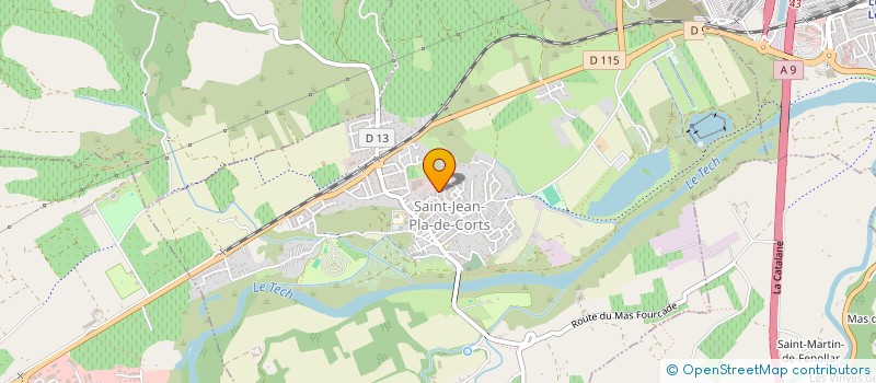 localisation de l'entreprise MONSIEUR EDOUARD ALBURQUERQUE  SAINT-JEAN-PLA-DE-CORTS