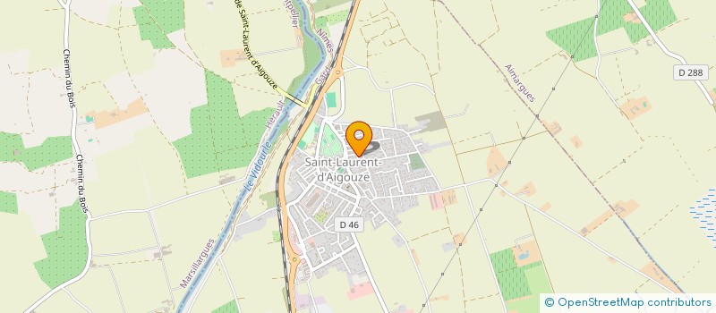 localisation de l'entreprise MONSIEUR EDOUARD-ALEXANDRE SABATIER  SAINT-LAURENT-D'AIGOUZE