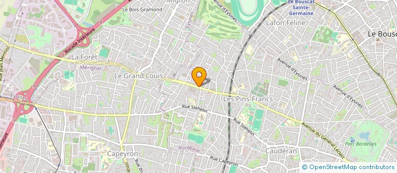 localisation de l'entreprise MONSIEUR EDOUARD AMOUROUX  BORDEAUX