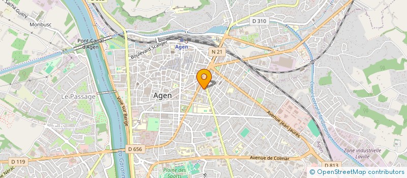 localisation de l'entreprise MONSIEUR EDOUARD ARBILLI  AGEN