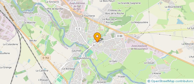 localisation de l'entreprise MONSIEUR EDOUARD ARCHIMBAUD  GETIGNE