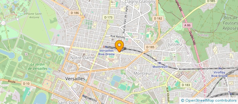 localisation de l'entreprise MONSIEUR EDOUARD ARNOULX DE PIREY à VERSAILLES