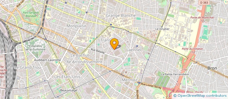 localisation de l'entreprise MONSIEUR EDOUARD AUBERT à LYON