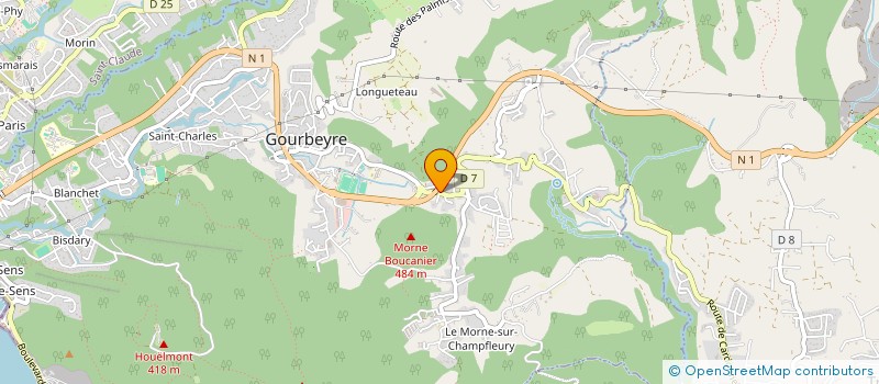 localisation de l'entreprise MONSIEUR EDOUARD AUGUSTIN à GOURBEYRE