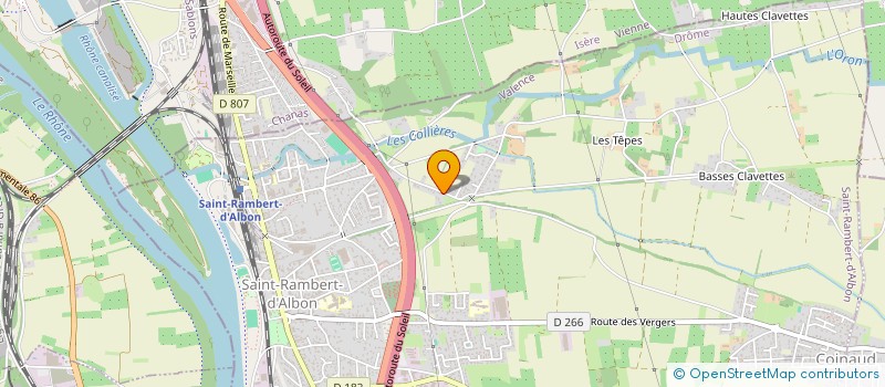 localisation de l'entreprise MONSIEUR EDOUARD AULAGNON  SAINT RAMBERT D'ALBON