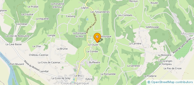 localisation de l'entreprise MONSIEUR EDOUARD AYNAUD  SAINT-CYPRIEN