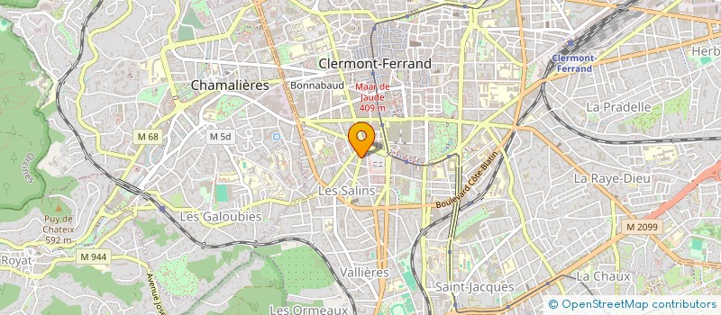 localisation de l'entreprise MONSIEUR EDOUARD BALLOUT  CLERMONT-FERRAND