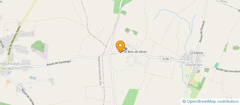 localisation de l'entreprise MONSIEUR EDOUARD BARATHON  SOULANGIS