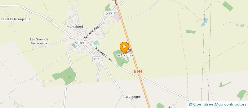 localisation de l'entreprise MONSIEUR EDOUARD BARBOU DES PLACES à VINEUIL