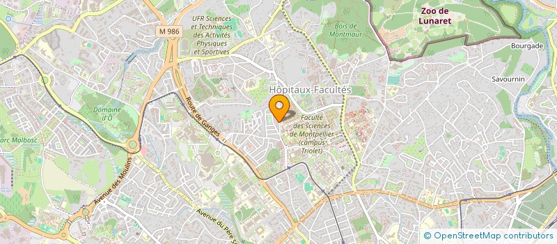 localisation de l'entreprise MONSIEUR EDOUARD BASTIDE à MONTPELLIER