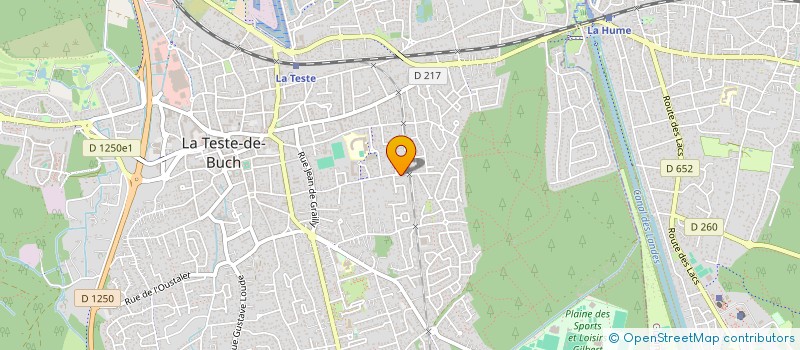 localisation de l'entreprise MONSIEUR EDOUARD BEAUGENDRE à LA TESTE-DE-BUCH