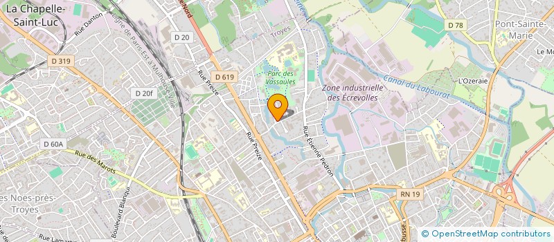 localisation de l'entreprise MONSIEUR EDOUARD BELIN  TROYES