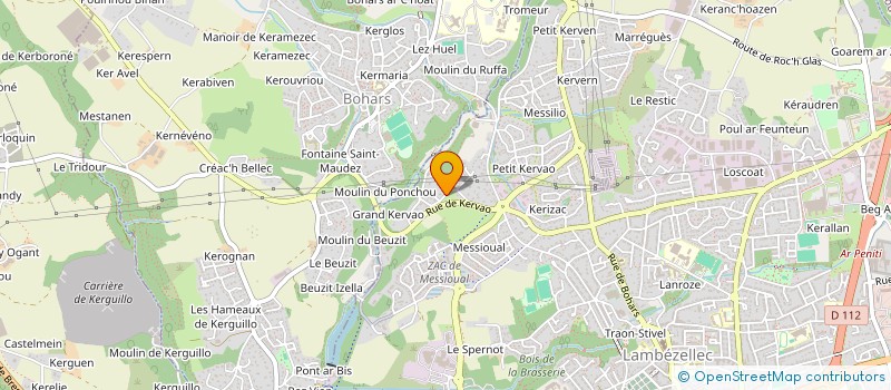 localisation de l'entreprise MONSIEUR EDOUARD BELLEC à BREST