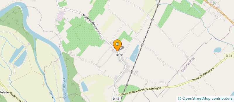 localisation de l'entreprise MONSIEUR EDOUARD BERNADOU  CASTELSARRASIN