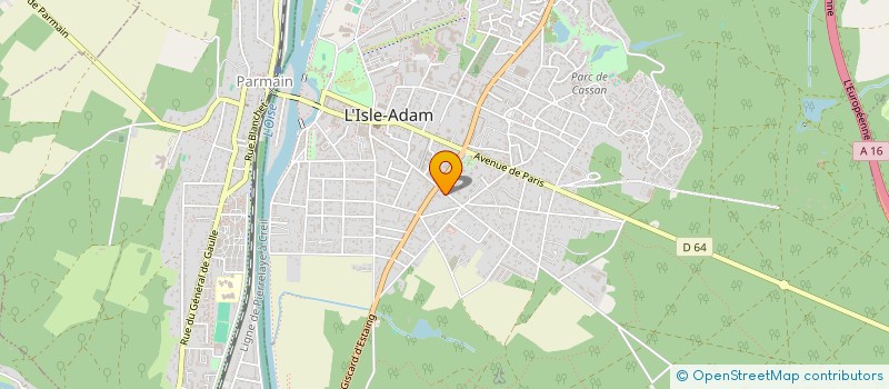 localisation de l'entreprise MONSIEUR EDOUARD BERNE à L'ISLE-ADAM