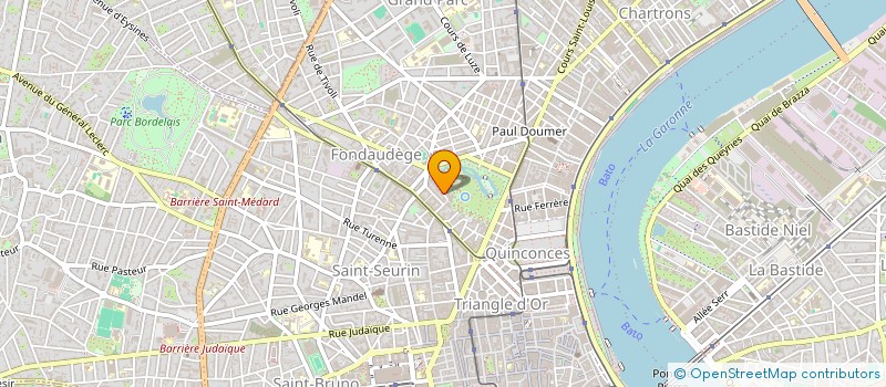 localisation de l'entreprise MONSIEUR EDOUARD BERTRON  BORDEAUX