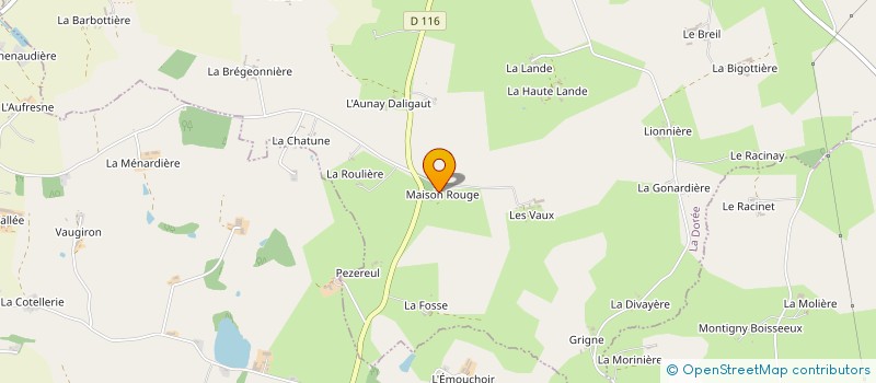 localisation de l'entreprise MONSIEUR EDOUARD BIDAINE  LA DOREE