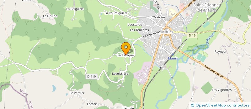 localisation de l'entreprise MONSIEUR EDOUARD BIGAND à MAURS