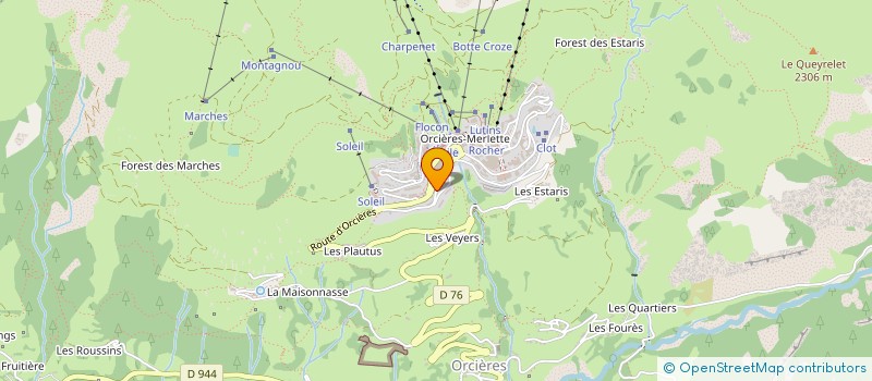 localisation de l'entreprise MONSIEUR EDOUARD BLANC  ORCIERES