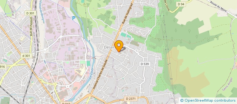 localisation de l'entreprise MONSIEUR EDOUARD BOCAGE  DESERTINES