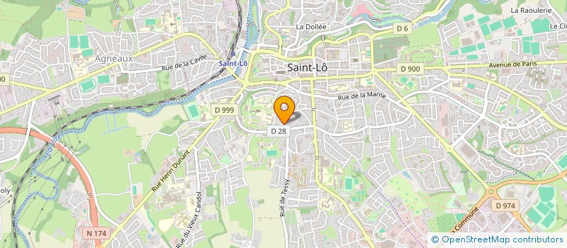 localisation de l'entreprise MONSIEUR EDOUARD BOUGUET  SAINT-LO