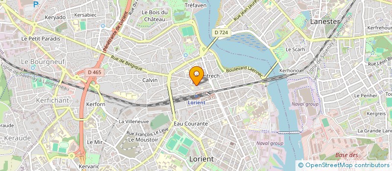 localisation de l'entreprise MONSIEUR EDOUARD BOUIN à LORIENT