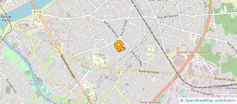 localisation de l'entreprise MONSIEUR EDOUARD BOULEN  SAINT-SEBASTIEN-SUR-LOIRE