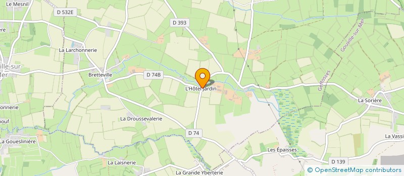 localisation de l'entreprise MONSIEUR EDOUARD BOURDELES  GEFFOSSES