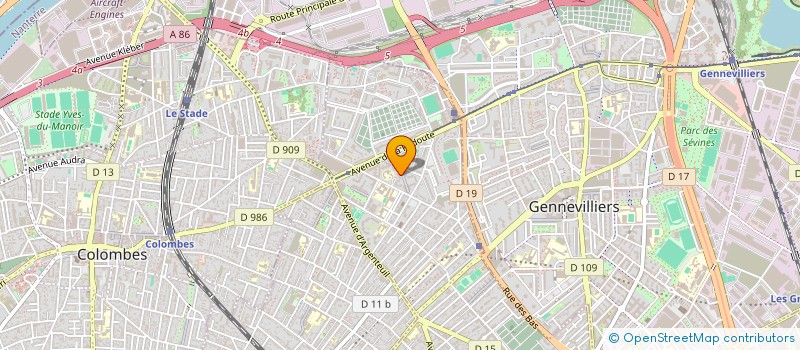localisation de l'entreprise MONSIEUR EDOUARD BOURGEOIS DIT DESSUS à ASNIERES-SUR-SEINE